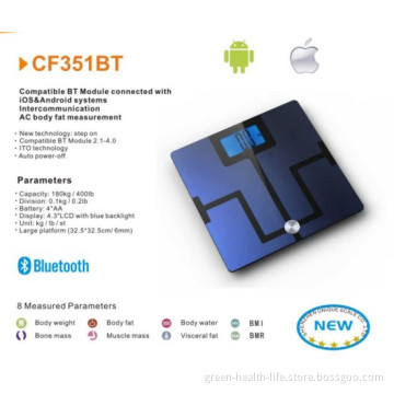 New Best Slimming Body Weighing Bluetooth Weight Scales
